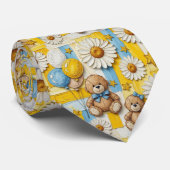 Teddybär-Daisy-Gartenmuster (11) Krawatte (Gerollt)