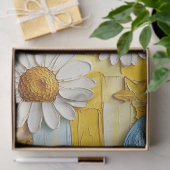Teddybär-Daisy-Gartenmuster (11) Seidenpapier (Geschenk)