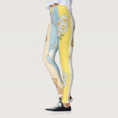 Teddybär-Daisy-Gartenmuster (13) Leggings (Links)