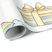 Teddybär-Daisy-Gartenmuster (14) Geschenkpapier (Rolleneckpunkt)