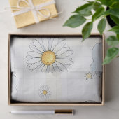Teddybär-Daisy-Gartenmuster (15) Seidenpapier (Geschenk)