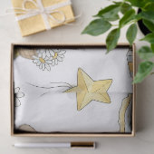 Teddybär-Daisy-Gartenmuster (16) Seidenpapier (Geschenk)