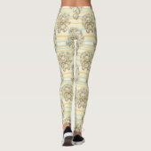 Teddybär-Daisy-Gartenmuster (1) Leggings (Rückseite)