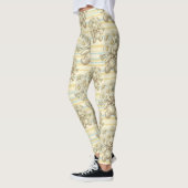 Teddybär-Daisy-Gartenmuster (1) Leggings (Links)
