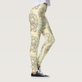 Teddybär-Daisy-Gartenmuster (1) Leggings (Rechts)