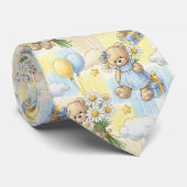 Teddybär-Daisy-Gartenmuster (2) Krawatte (Gerollt)