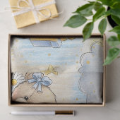 Teddybär-Daisy-Gartenmuster (2) Seidenpapier (Geschenk)