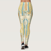 Teddybär-Daisy-Gartenmuster (6) Leggings (Rückseite)