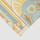 Teddybär-Daisy-Gartenmuster (6) Seidenpapier (Detail)