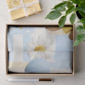 Teddybär-Daisy-Gartenmuster (8) Seidenpapier (Geschenk)