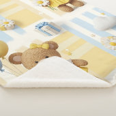Teddybär-Daisy-Gartenmuster (8) Sherpadecke (3/4)