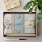 Teddybär-Daisy-Gartenmuster (9) Seidenpapier (Geschenk)