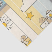 Teddybär-Daisy-Gartenmuster (9) Seidenpapier (Detail)