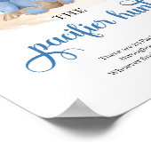 Teddybär des tropischen Schnullers Poster (Ecke)