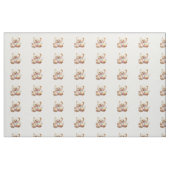 Teddybär-Druck-Gewebe-Material Stoff (Fat Quarter (45,7 x 55,9 cm))