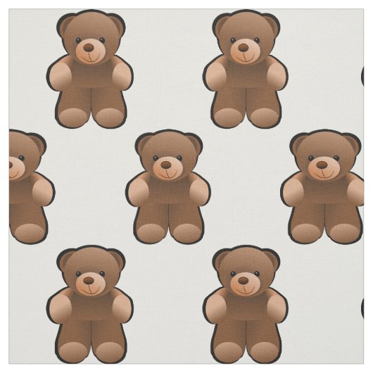 Teddybär-Druck-Gewebe-Material Stoff (Muster)