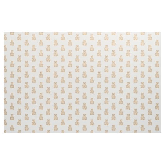 Teddybär-Drucke Stoff (Fat Quarter (45,7 x 55,9 cm))