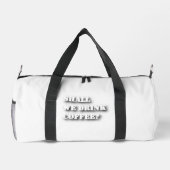 Teddybär Duffle Bag (Rückseite)