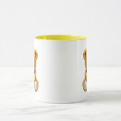 Teddybär, ein echtes kleines Herz. Tasse (Zentrum)