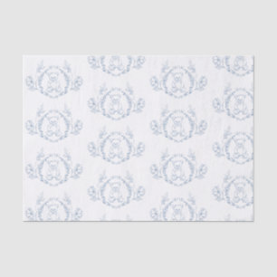 Teddybär Elegante Chinoiserie Toile Babyparty Seidenpapier