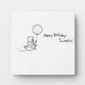 Teddybär Fotoplatte (Vorderseite)