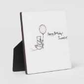 Teddybär Fotoplatte (Vorderseite)