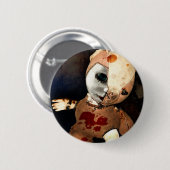 Teddybär-Freak Button (Vorne & Hinten)