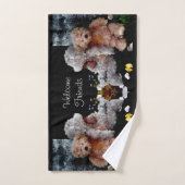 Teddybär-Freund-willkommene Freunde Badhandtuch Set (Handtuch)