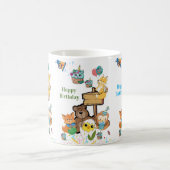 Teddybär Fuchs Küken Vogel Katze Keramik-Tasse Kaffeetasse (Mittel)