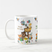 Teddybär Fuchs Küken Vogel Katze Keramik-Tasse Kaffeetasse (Links)
