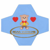 Teddybär fußball (Flach)