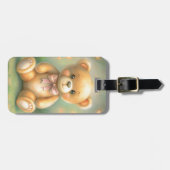 Teddybär Gepäckanhänger (Vorderseite horizontal)