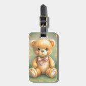 Teddybär Gepäckanhänger (Vorderseite vertikal)