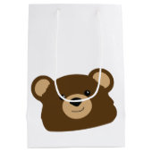 Teddybär-Geschenk-Tasche Mittlere Geschenktüte (Rückseite)