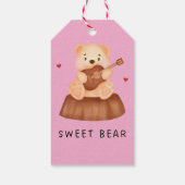 Teddybär Geschenkanhänger (Rückseite)
