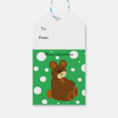 Teddybär Geschenkanhänger (Vorderseite)