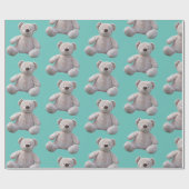 Teddybär-Geschenkpapier Geschenkpapier (Flach)