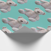 Teddybär-Geschenkpapier Geschenkpapier (Ecke)