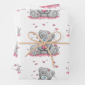 Teddybär Geschenkpapier Set (Beispiel)