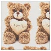 Teddybär-Gewebe Stoff (Nahaufnahme)