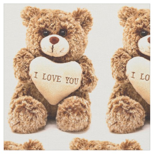 Teddybär-Gewebe Stoff (Nahaufnahme)