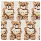 Teddybär-Gewebe Stoff (Muster)