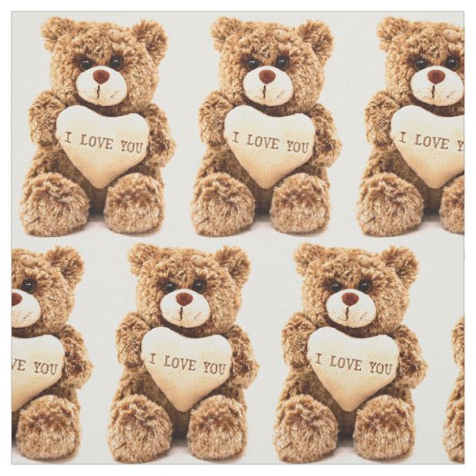 Teddybär-Gewebe Stoff (Muster)