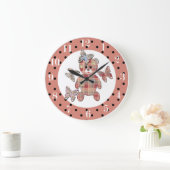 Teddybär Große Wanduhr (Zuhause)