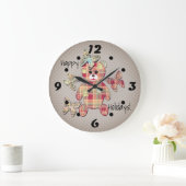 Teddybär Große Wanduhr (Zuhause)