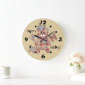 Teddybär Große Wanduhr (Zuhause)
