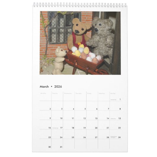 Teddybär-Henrys Geschichten Kalender (Mär 2026)