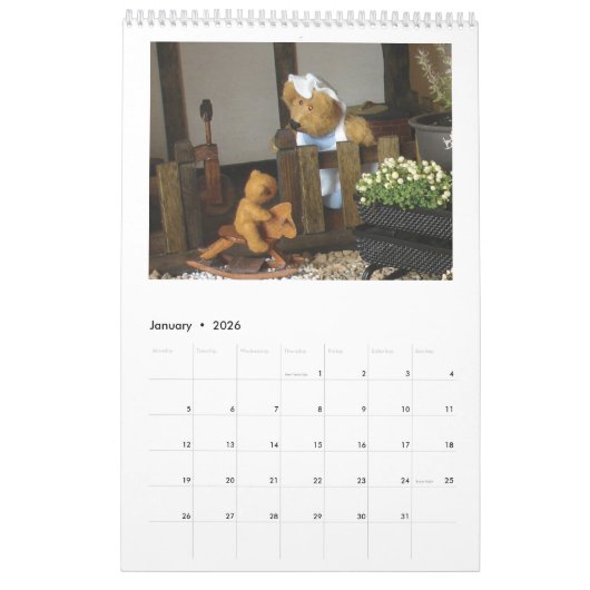 Teddybär-Henrys Geschichten Kalender (Jan 2026)