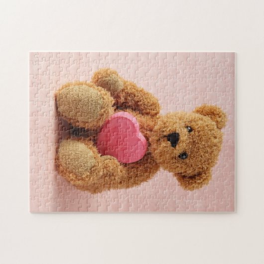 Teddybär I luv u Puzzlespiel Puzzle (Horizontal)