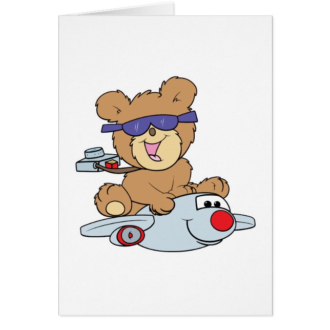 Teddybär im Flugzeug (Vorne)